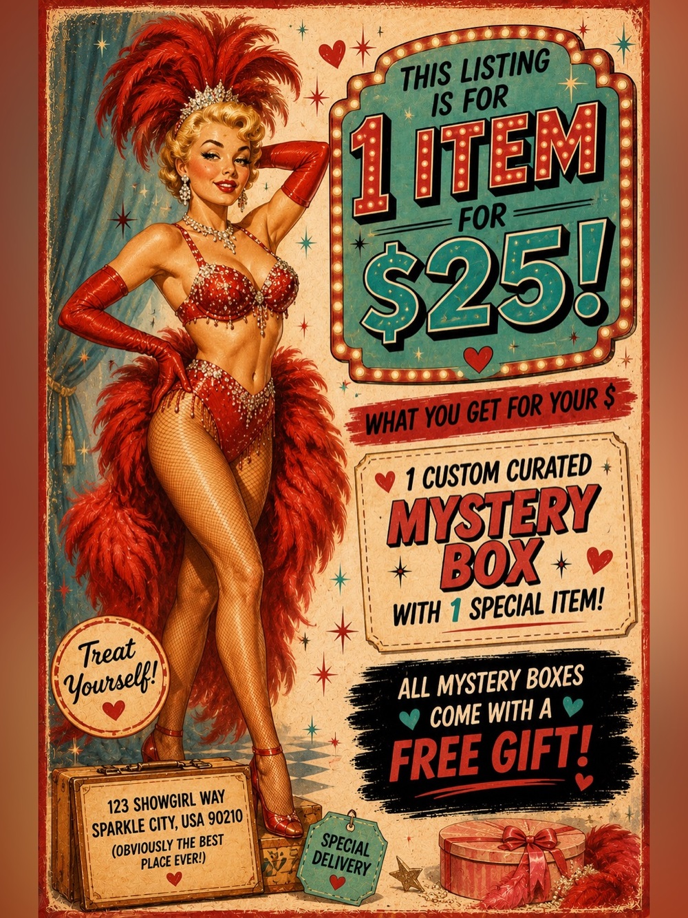 Custom Curated Mystery Box | Personal Shopper | 1 item + Free Gift! 🎁 🔥